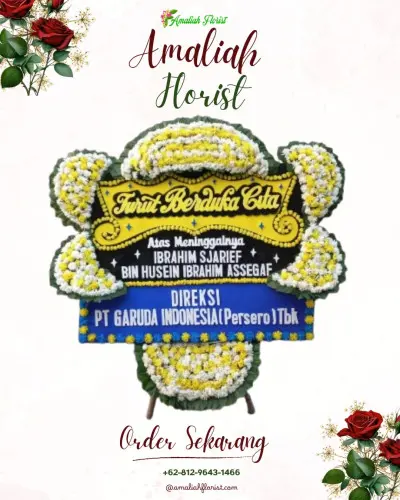 Papan Bunga Duka di Plompong