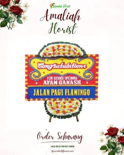 Bunga Papan Congratulation di Plompong